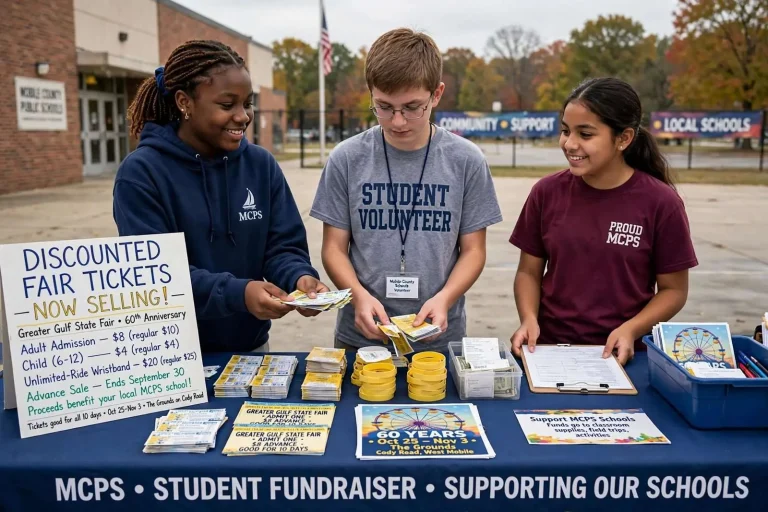 Illustration for the news story: Mobile County Students Sell Discounted Tickets to Greater Gulf State Fair