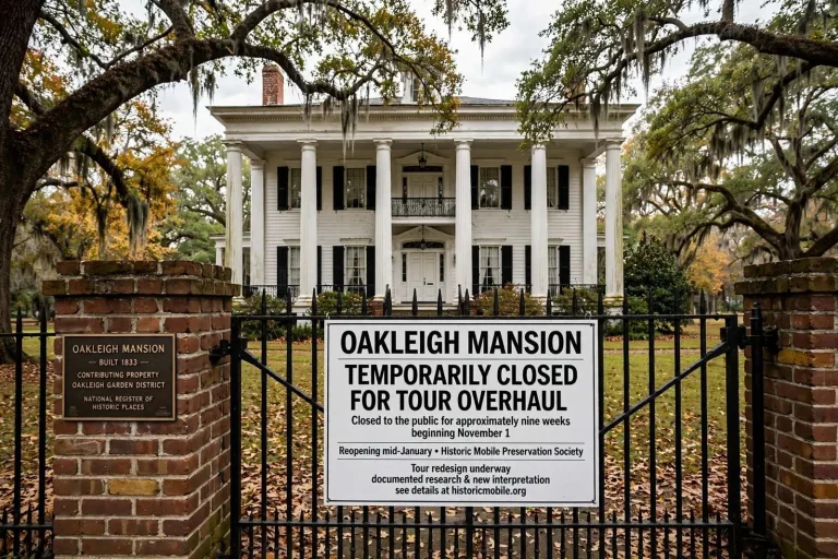 Illustration for the news story: Oakleigh Mansion to Close Temporarily for Tour Overhaul