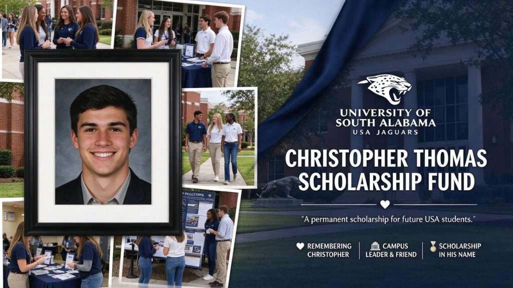 Illustration for the news story: Six Months After His Death, USA Friends Push to Create Scholarship for Christopher Thomas