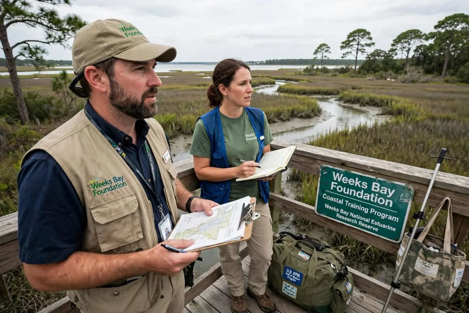Illustration for the news story: Weeks Bay Foundation Lands Federal Grant for Gulf Coast Training Program
