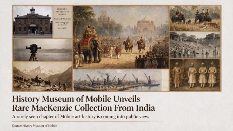 Illustration for the news story: History Museum of Mobile Unveils Rare MacKenzie Collection From India