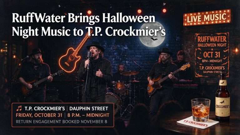 Illustration for the news story: RuffWater Brings Halloween Night Music to T.P. Crockmier’s