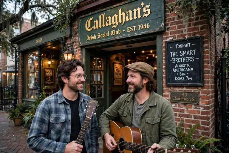 Illustration for the news story: The Smart Brothers Return to Mobile for Acoustic-Driven Show at Callaghan’s
