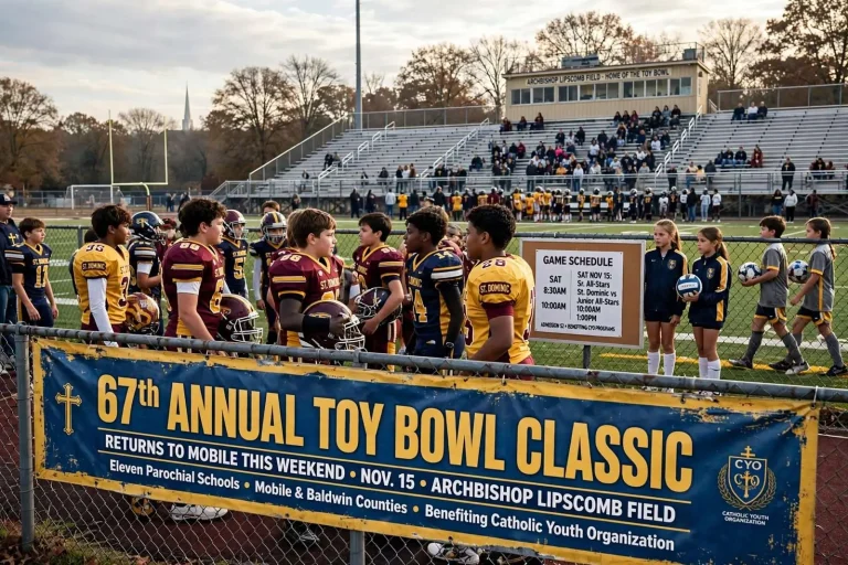 Illustration for the news story: 67th annual Toy Bowl Classic returns to Mobile this weekend