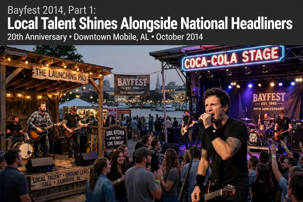 Illustration for the news story: Bayfest 2014, Part 1: Local Talent Shines Alongside National Headliners