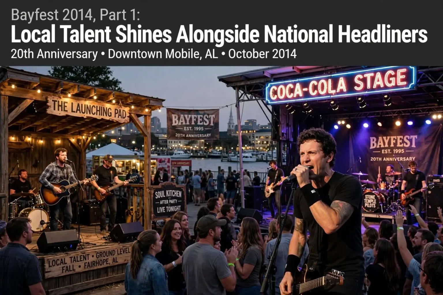 Illustration for the news story: Bayfest 2014, Part 1: Local Talent Shines Alongside National Headliners