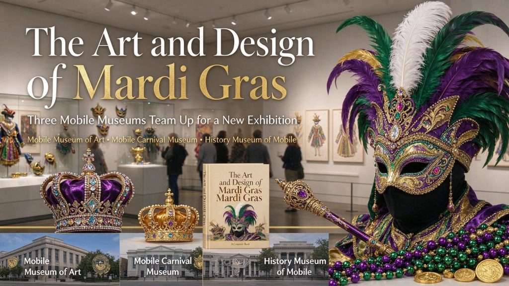 Illustration for the news story: Three Mobile Museums Team Up for New Mardi Gras Art Exhibition