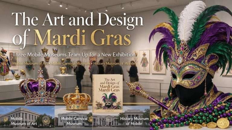 Illustration for the news story: Three Mobile Museums Team Up for New Mardi Gras Art Exhibition