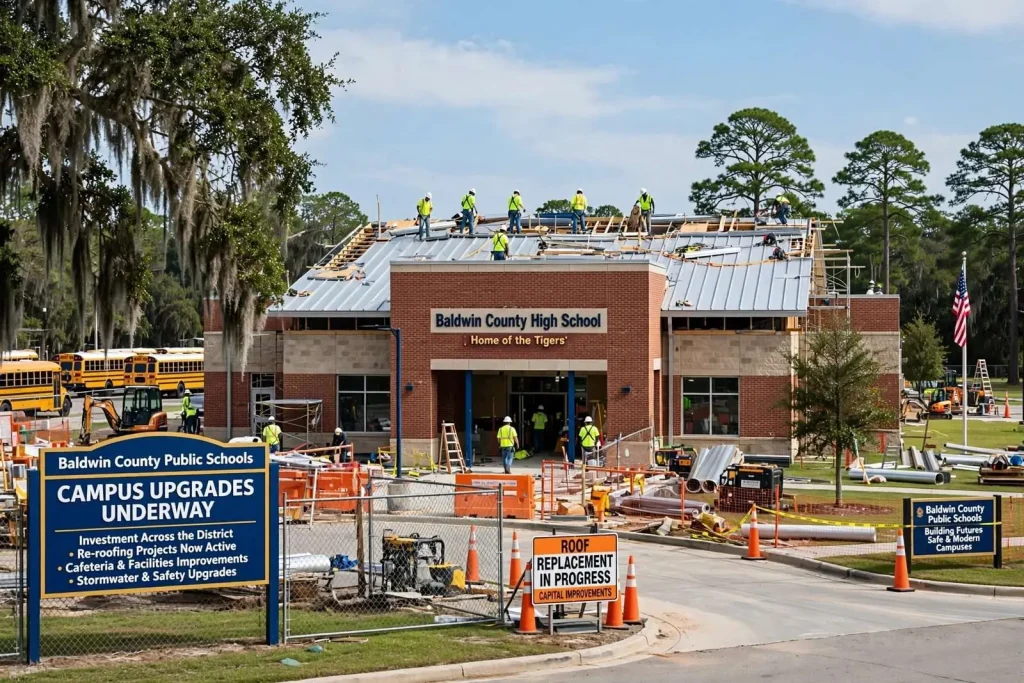 Illustration for the news story: Baldwin County Schools Detail Millions in Campus Upgrades