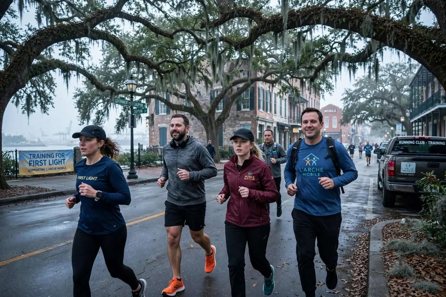 Illustration for the news story: First Light Marathon Training Underway, Proceeds Support L’Arche Mobile