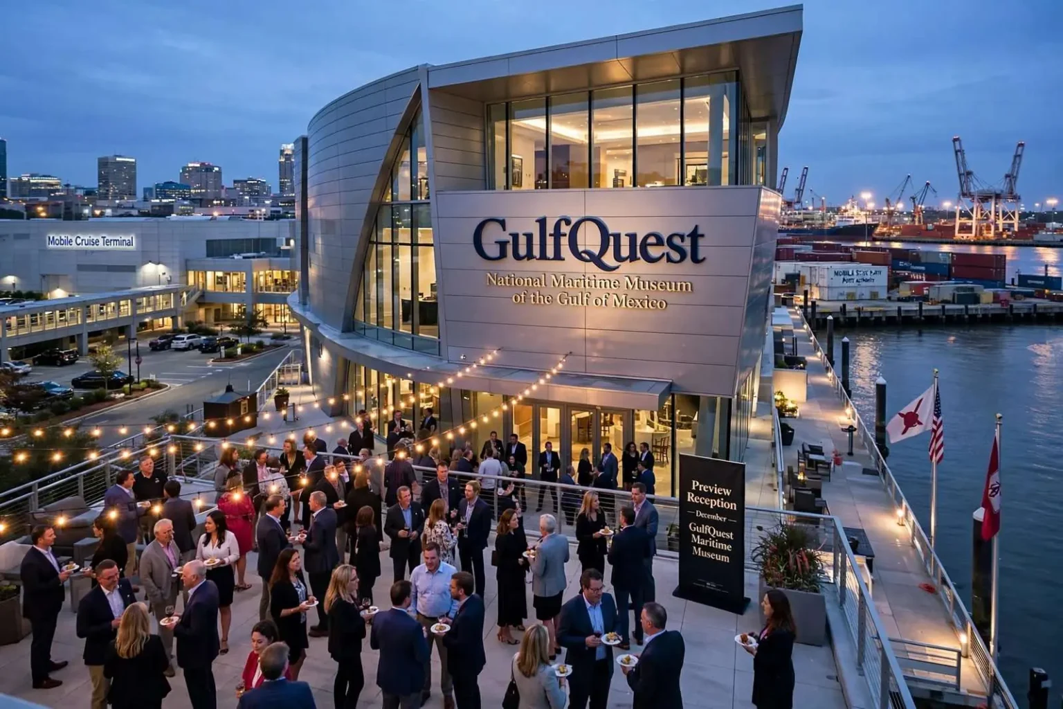 Illustration for the news story: GulfQuest Maritime Museum Gives Mobile a Sneak Peek Before Opening