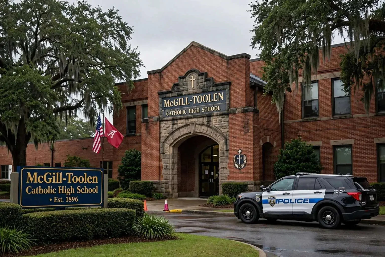 Illustration for the news story: McGill-Toolen Reviews Notification Process After Threat Report