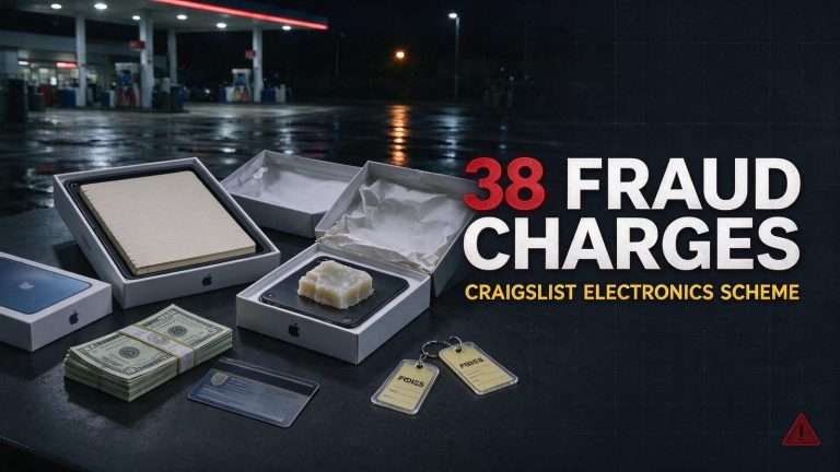 Illustration for the news story: Mobile Couple Faces Dozens of Fraud Charges in Craigslist Electronics Scheme