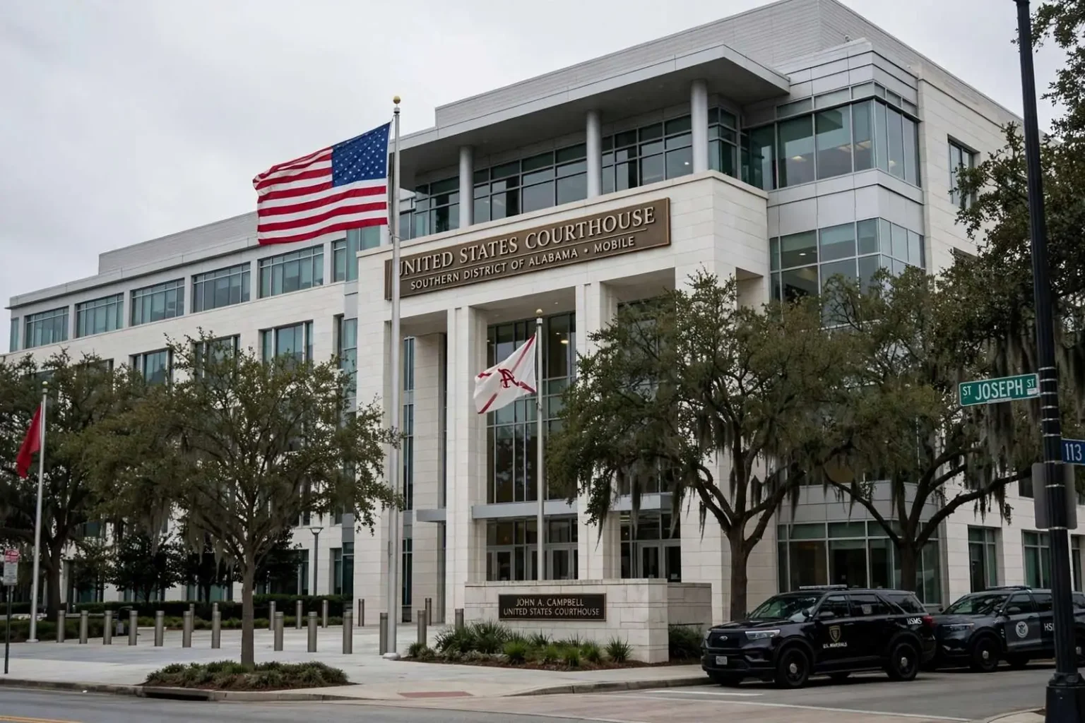 Illustration for the news story: Mobile Federal Court Sentences Man in Weapons Smuggling Case