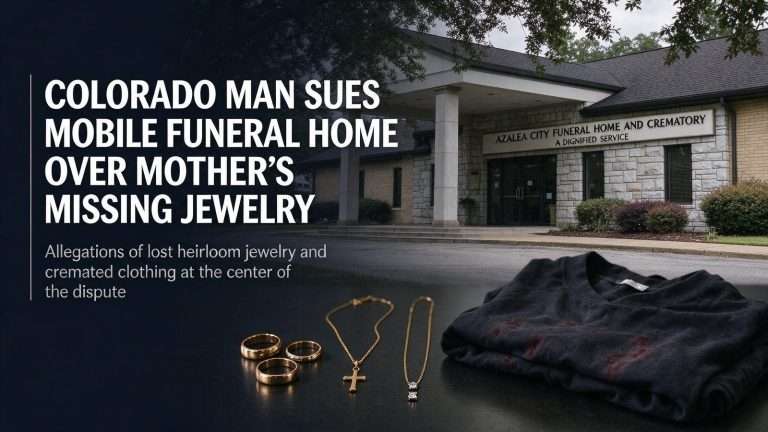 Illustration for the news story: Colorado Man Sues Mobile Funeral Home Over Mother’s Missing Jewelry