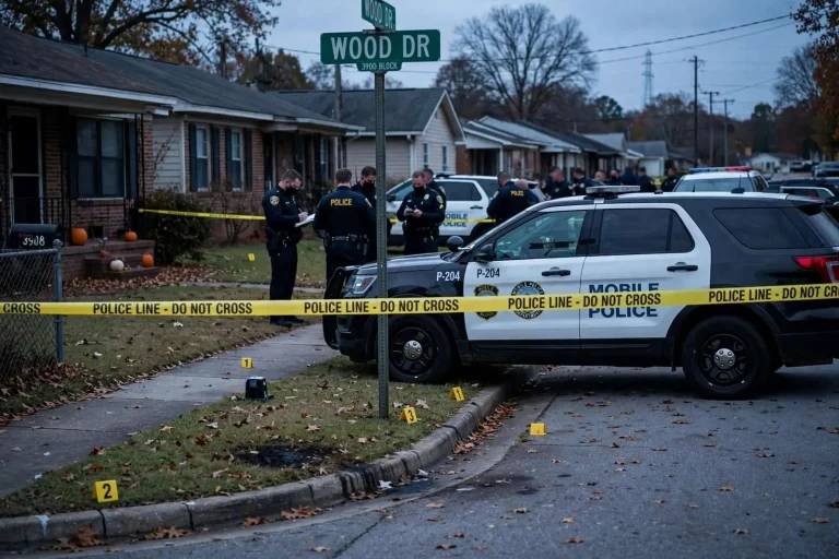 Illustration for the news story: Mobile Police Identify Victim of Thanksgiving Day Shooting, Search for Suspect