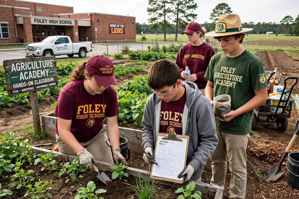 Illustration for the news story: Baldwin County School Board Weighs Land Buy for Foley Agriculture Academy Farm