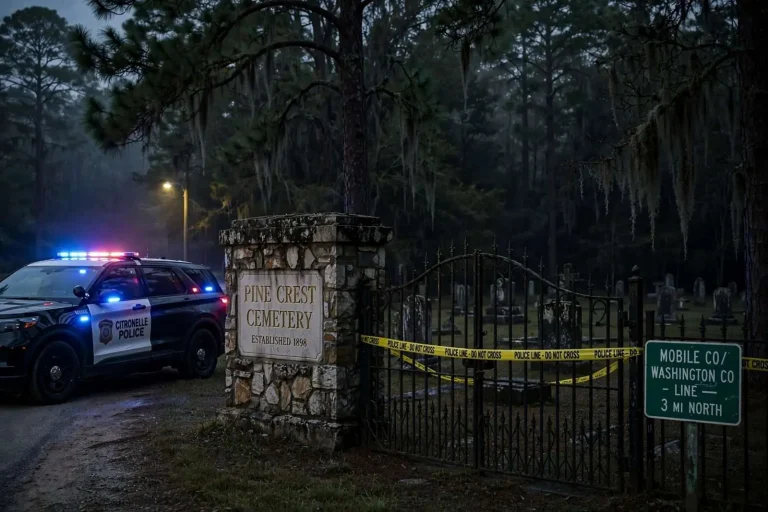 Illustration for the news story: Citronelle Man Charged With Kidnapping, Rape After Cemetery Attack