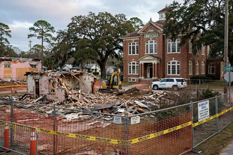 Illustration for the news story: Fairhope Next Up as Baldwin County Schools Clear Aging Buildings