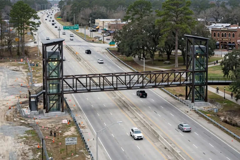 Illustration for the news story: Foley Pedestrian Bridge Over Highway 59 Set to Go Out for Bid
