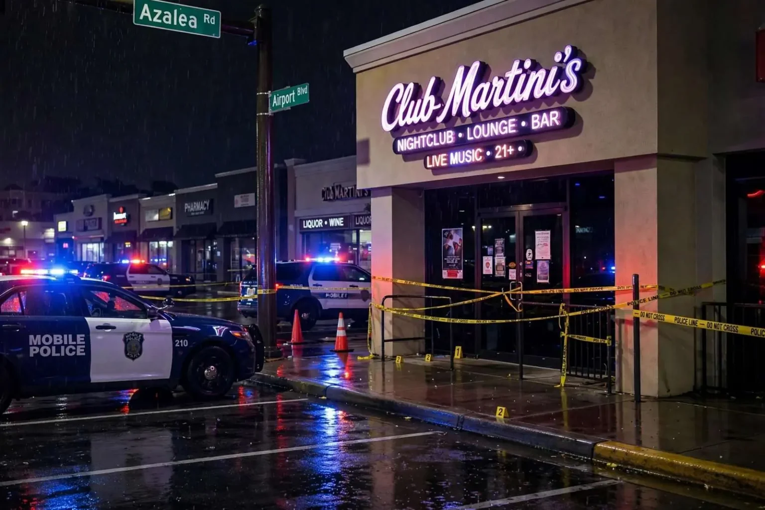 Illustration for the news story: Three Women Shot Following Altercation at Mobile Nightclub