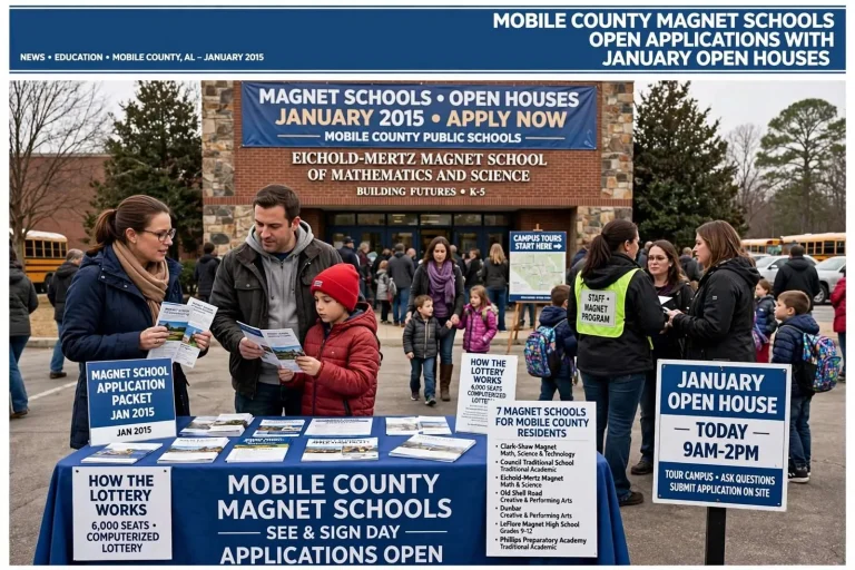 Illustration for the news story: Mobile County Magnet Schools Open Applications with January Open Houses