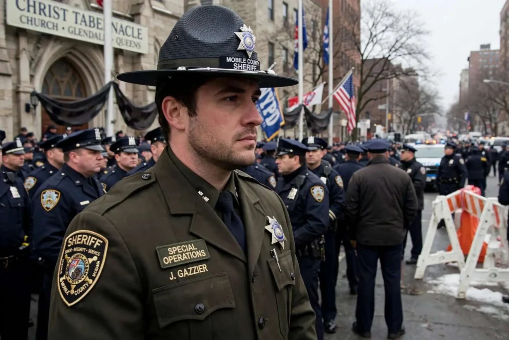 Illustration for the news story: Mobile County Deputy Travels to New York to Honor Fallen NYPD Officer