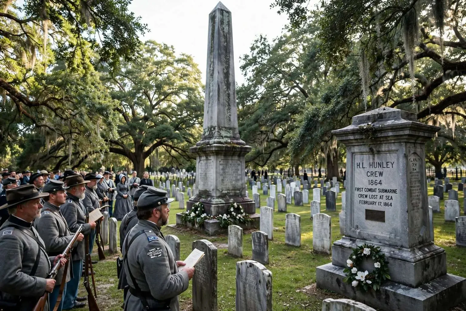 Illustration for the news story: Mobile’s Magnolia Cemetery to Host Annual Confederate Generals’ Salute