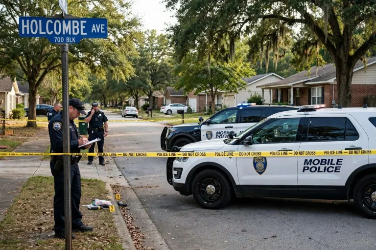Illustration for the news story: Mobile Police Investigate Afternoon Shooting on Holcombe Avenue