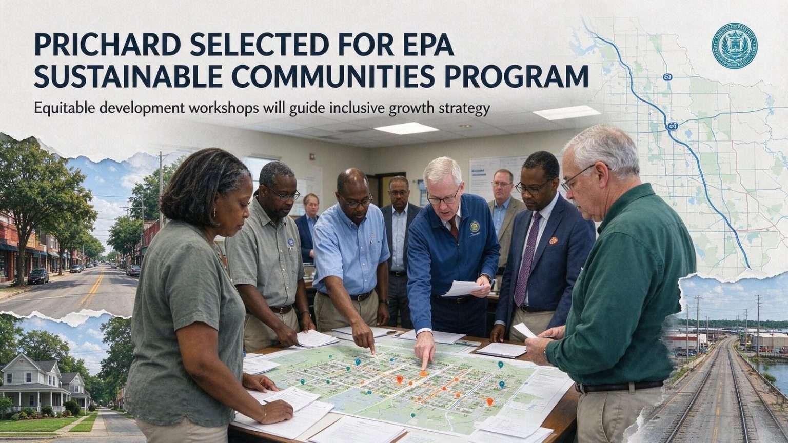 Illustration for the news story: Prichard Chosen for EPA Sustainable Communities Program