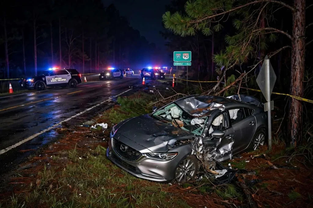 Illustration for the news story: 24-Year-Old Atmore Man Killed in Single-Vehicle Crash Near Robertsdale