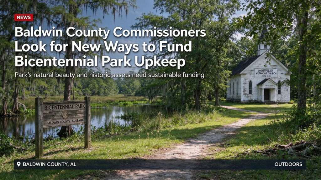 Illustration for the news story: Baldwin County Commissioners Look for New Ways to Fund Bicentennial Park Upkeep