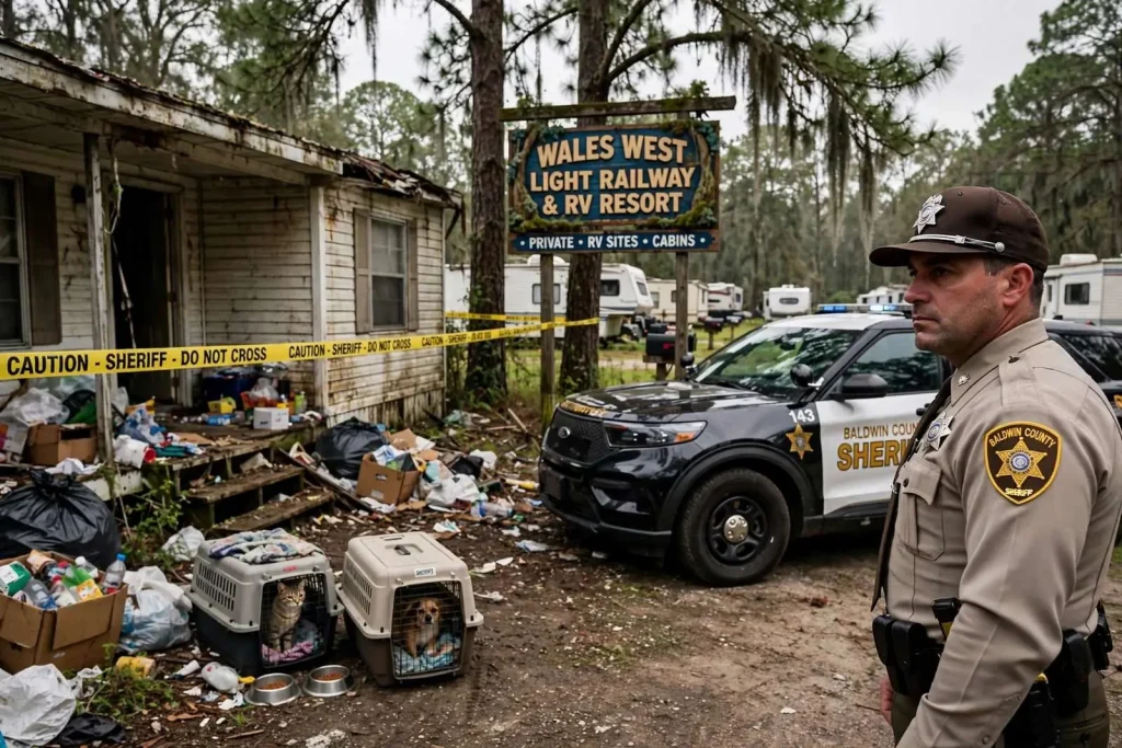Illustration for the news story: Baldwin County Sheriff Calls Silverhill-Area Home ‘One of the Worst’ Hoarding Cases Seen
