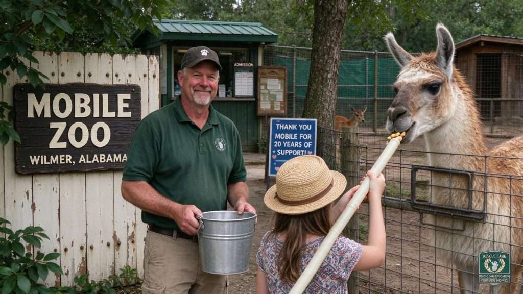 Illustration for the news story: Mobile Zoo Launches Fundraiser to Stay Open