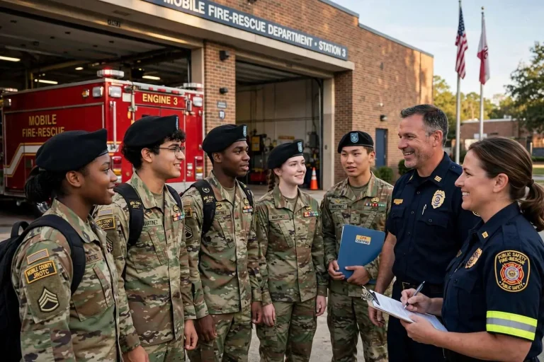 Illustration for the news story: Mobile County JROTC Students to Intern With Fire-Rescue Department