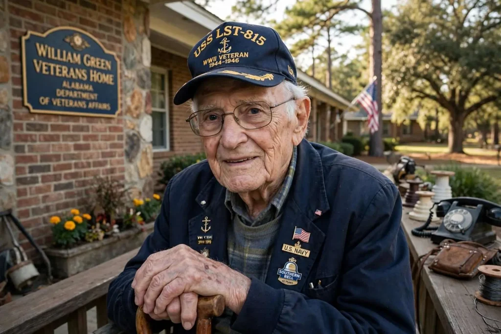 Illustration for the news story: Bay Minette WWII Veteran Recalls Service Aboard Navy Ship, Decades at Phone Company