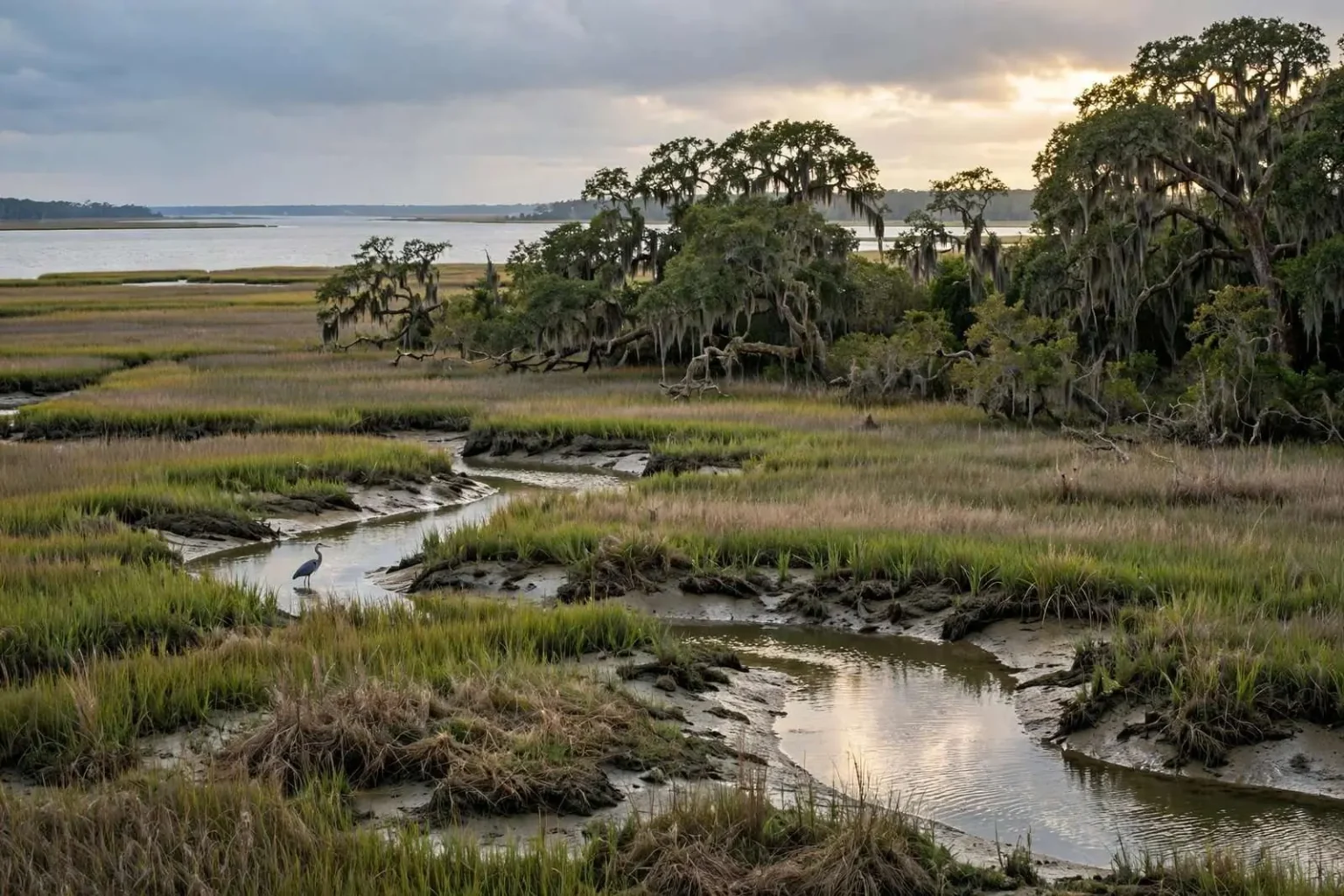Illustration for the news story: BP Settlement Money Offers Rare Shot at Saving Mobile Bay’s Last Wild Marshes