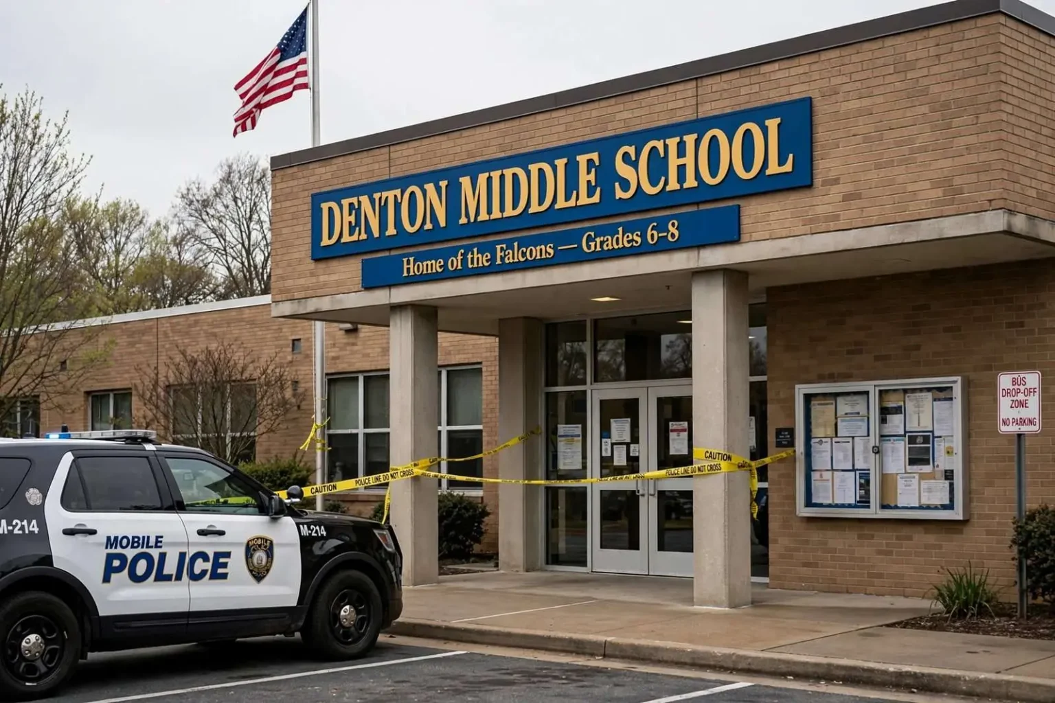 Illustration for the news story: Denton Middle School Teacher Charged After Investigation Into Remarks to Student