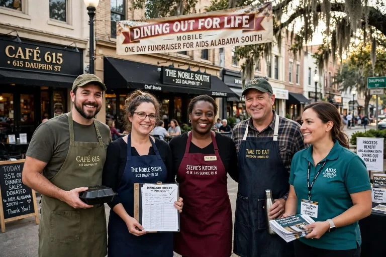 Illustration for the news story: Four Mobile Restaurants Donate Proceeds for Dining Out for Life