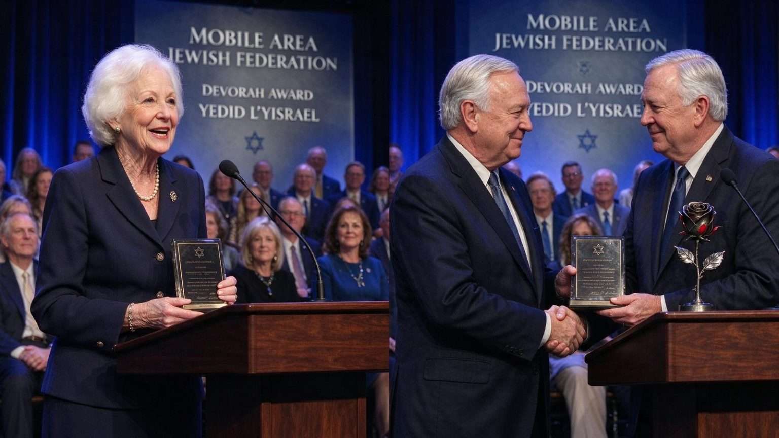 Illustration for the news story: Mobile Jewish Federation Honors Longtime Volunteer, Recognizes Sen. Sessions