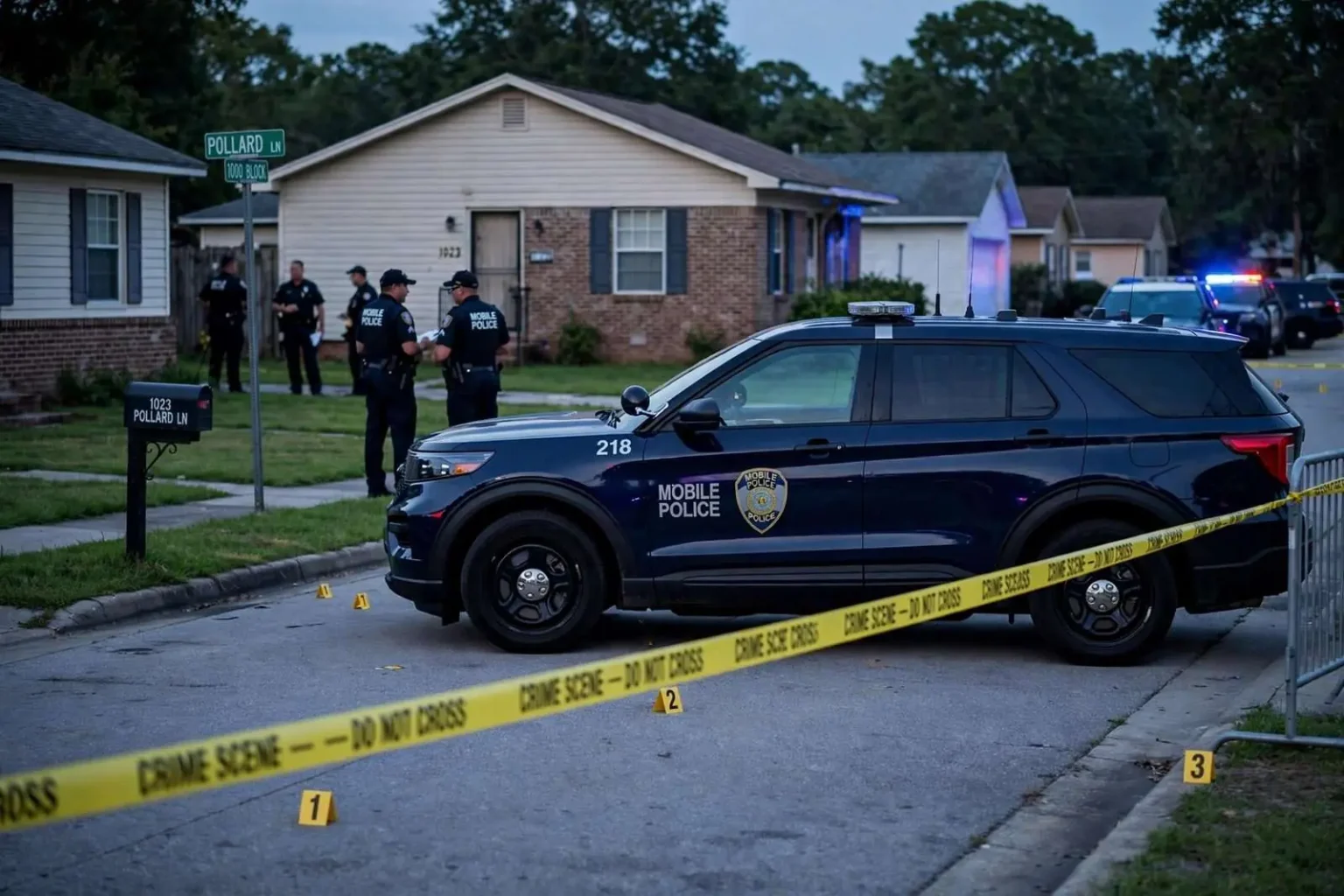 Illustration for the news story: Mobile Man Charged With Murder After Shooting in Front of Child