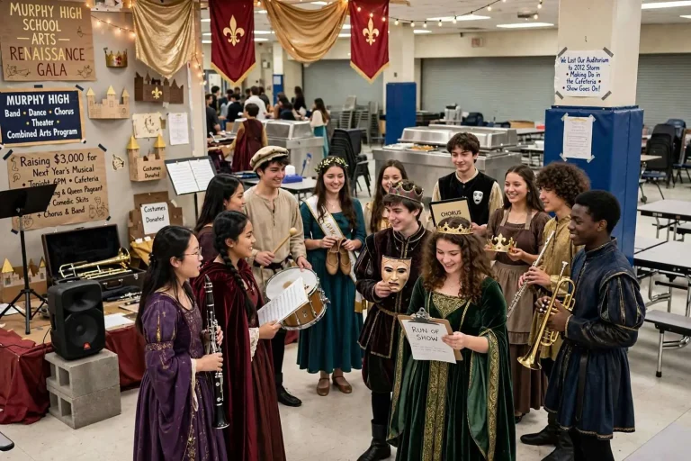 Illustration for the news story: Murphy High School Arts Students Stage Renaissance Gala to Fund Next Year’s Musical