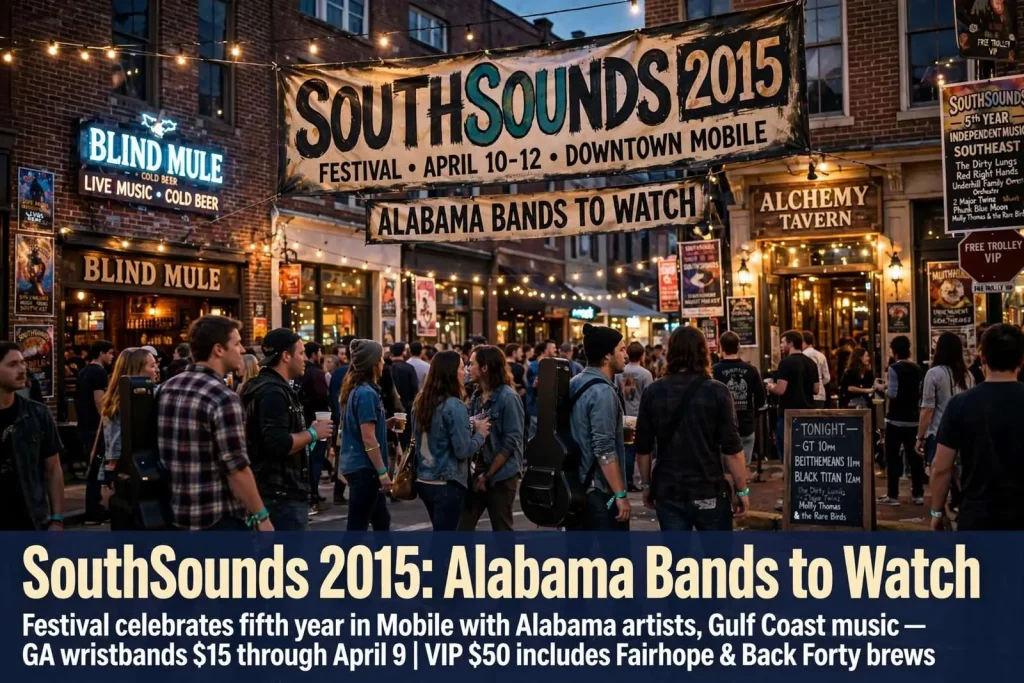 Illustration for the news story: SouthSounds 2015: Alabama Bands to Watch