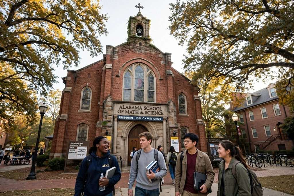 Illustration for the news story: Alabama School of Math and Science Builds Track Record of Sending Students to Top Colleges