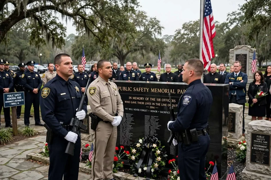 Illustration for the news story: Mobile to Honor 118 Fallen Officers at Annual Memorial Service