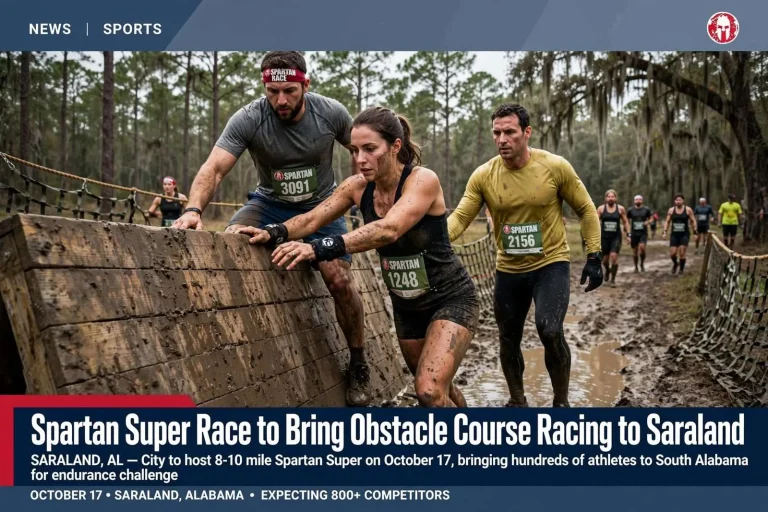 Illustration for the news story: Spartan Super Race to Bring Obstacle Course Racing to Saraland