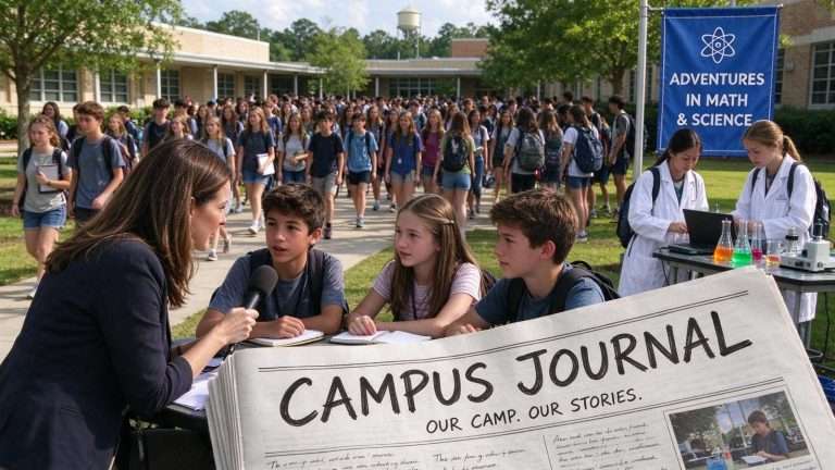 Illustration for the news story: Alabama School of Math and Science Draws Record Turnout for Summer Camp