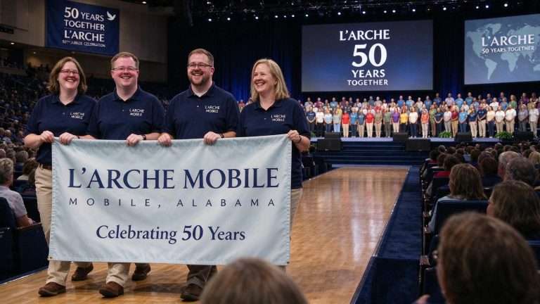 Illustration for the news story: Mobile’s L’Arche Community Celebrates 50 Years at D.C. Jubilee
