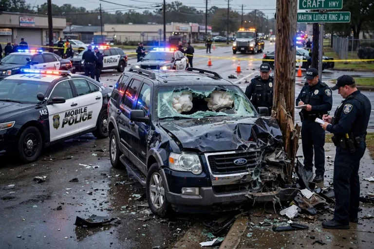 Illustration for the news story: Mobile Carjacking Suspect Arrested After Chase, Crash