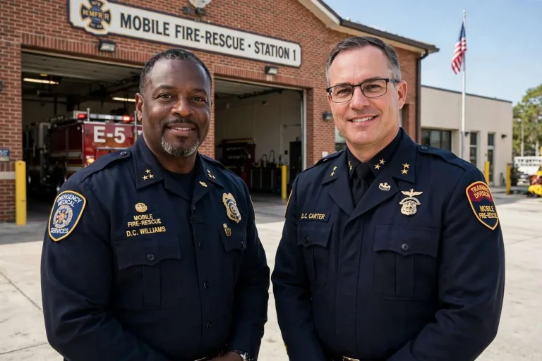 Illustration for the news story: Mobile Fire-Rescue Promotes First Two Deputy Chiefs Under New Advancement System